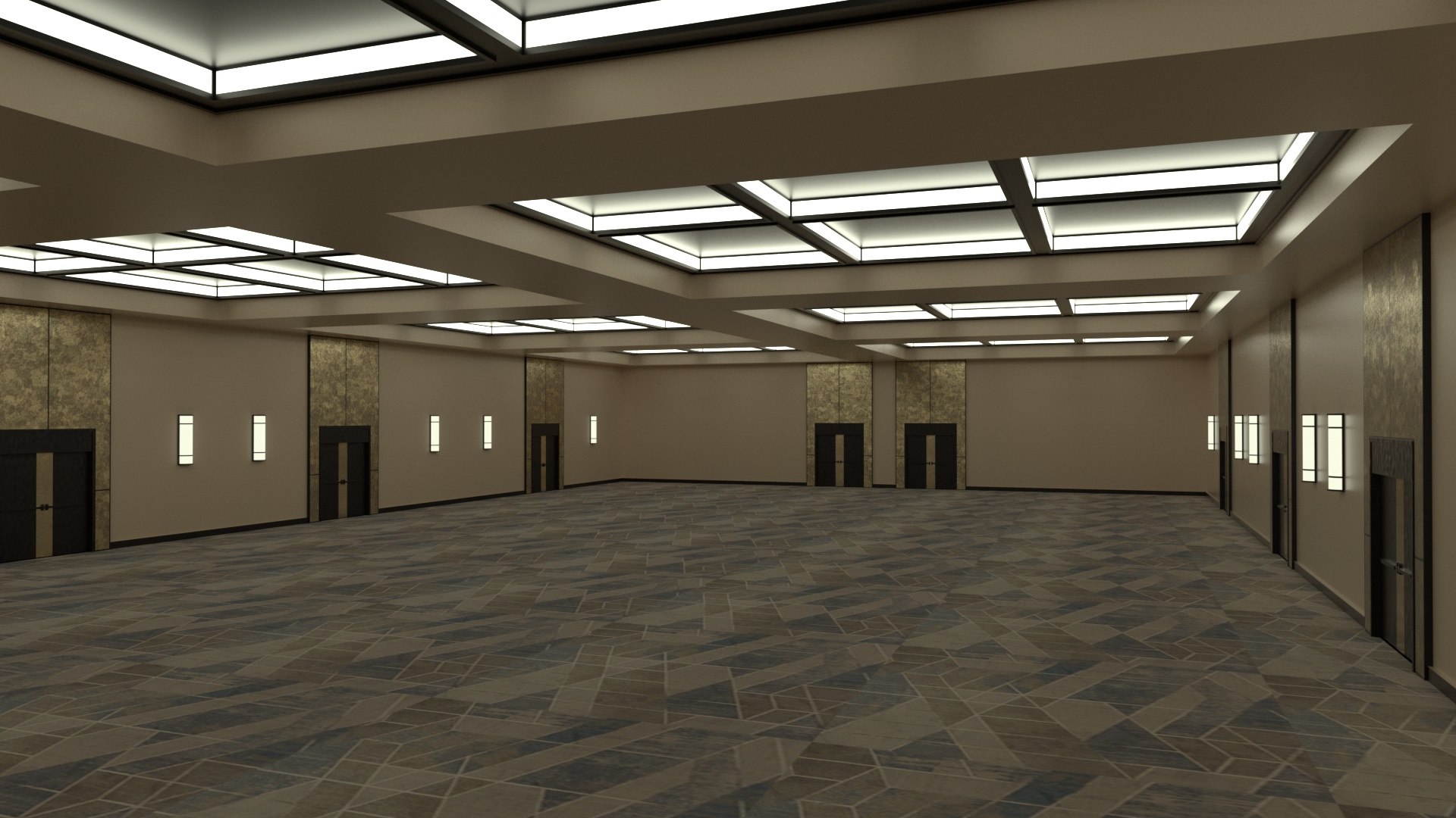 Ballroom 14 Model - TurboSquid 2180721