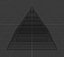 Golden and Green Marbled Pyramid with Squared Spike