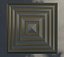 Golden and Green Marbled Pyramid with Squared Spike