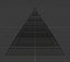 Golden and Green Marbled Pyramid with Squared Spike