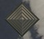 Golden and Green Marbled Pyramid with Squared Spike