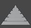 Golden and Green Marbled Pyramid with Squared Spike