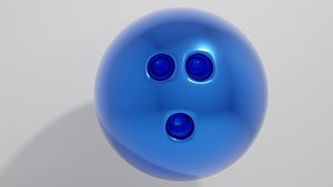 bowling ball 3D model