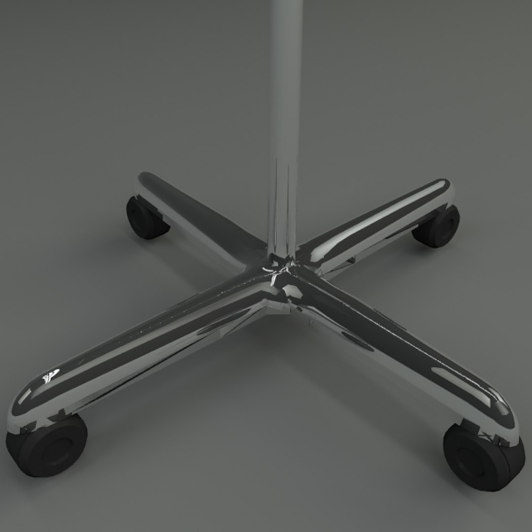 3d Hospital Iv Stand Model