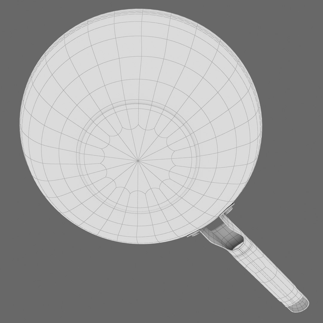 3d chefs pan model