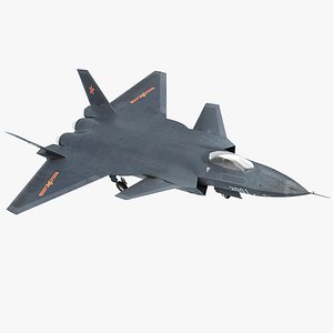 Stealth Chengdu J-20 3D Model