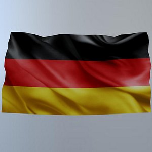 3D flag germany model