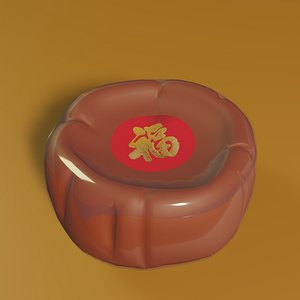 3D Chinese Cake Nian Gao