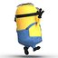 3D short eyed minion rigged