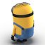 3D short eyed minion rigged