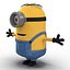 3D short eyed minion rigged