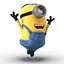 3D short eyed minion rigged