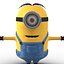 3D short eyed minion rigged