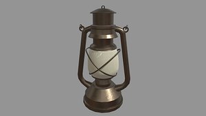 3D model Old Lamp 01