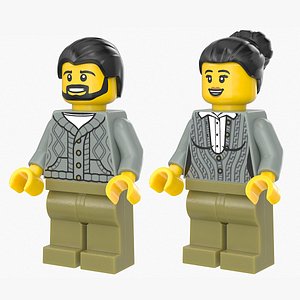 Lego Minifig Male and Female 5 Collection