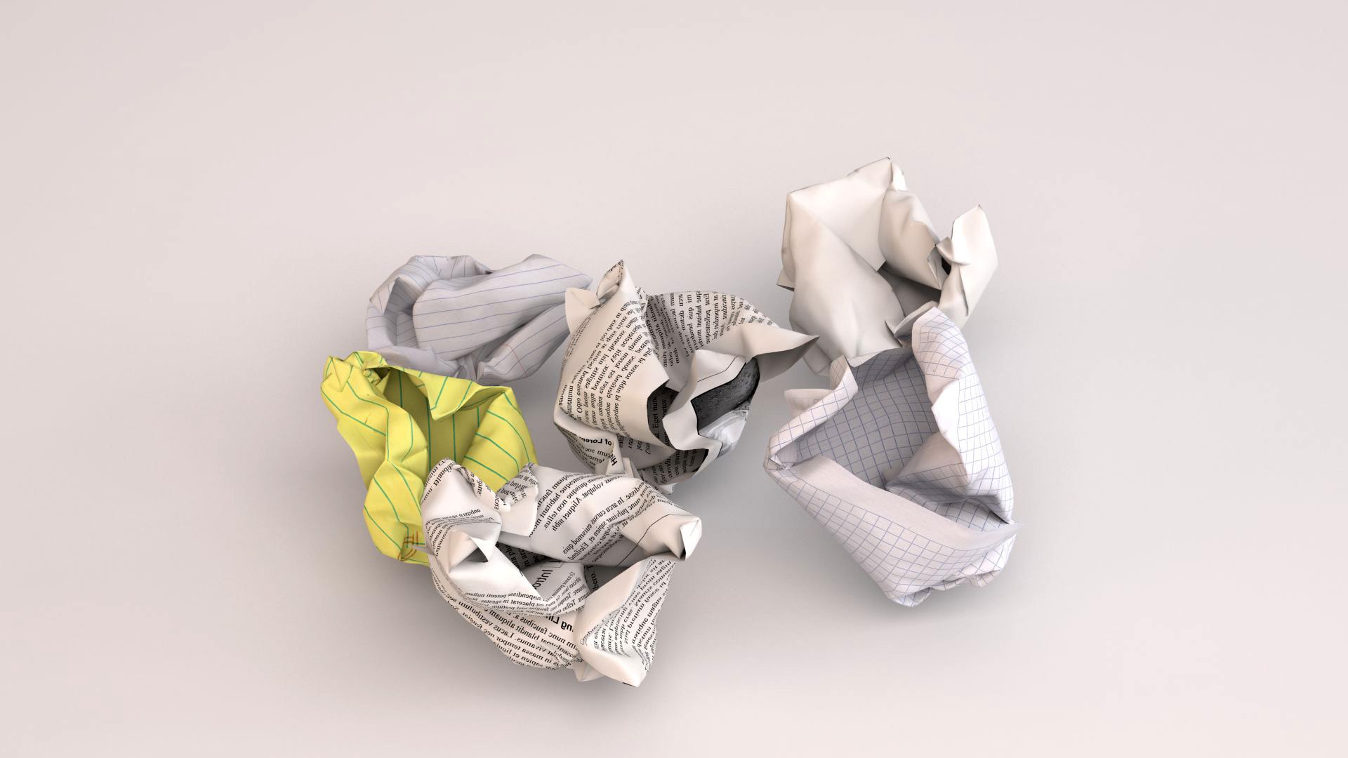 3d model of crumpled balls paper https://p.turbosquid.com/ts-thumb/8p/T9gzjH/54/c5/jpg/1610638711/1920x1080/fit_q87/cb57b88898d5de2ad6966bb6d0213ce22c25c0ba/c5.jpg