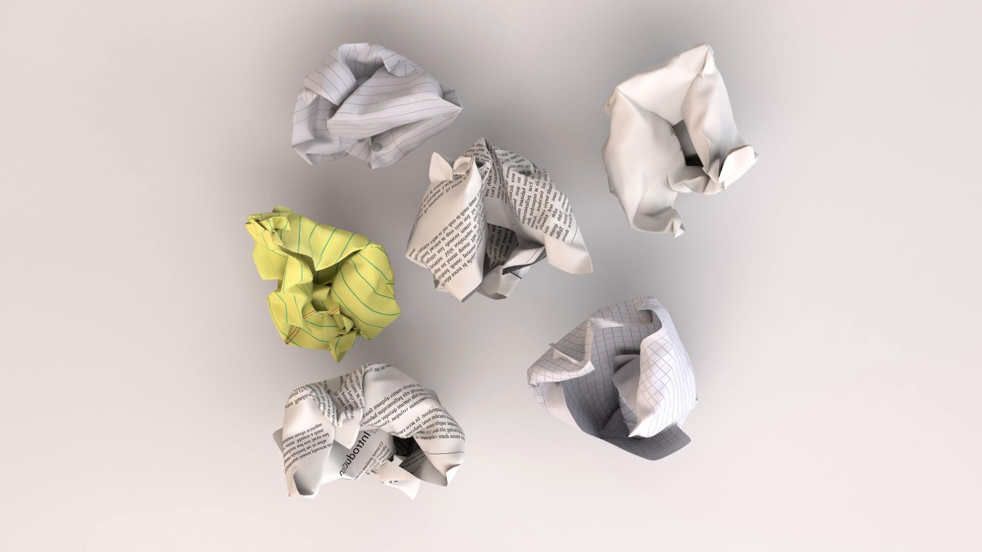 3d model of crumpled balls paper https://p.turbosquid.com/ts-thumb/8p/T9gzjH/7q/c4/jpg/1610638710/1920x1080/fit_q87/f71562ae7a3ba37ef8886627a645727327c06ecf/c4.jpg