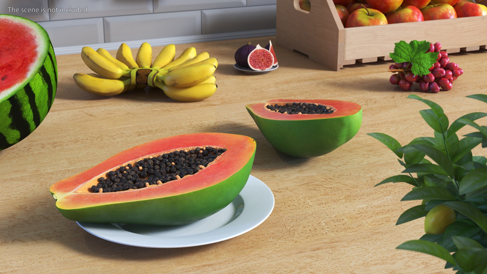 Half Papaya Fruit Green 3D model https://p.turbosquid.com/ts-thumb/8p/Ub90B3/Fu/half_papaw_fruit_green_004/jpg/1738916626/1920x1080/fit_q87/1b054aa95179de6f3a17988ae1ddea34795b8d07/half_papaw_fruit_green_004.jpg