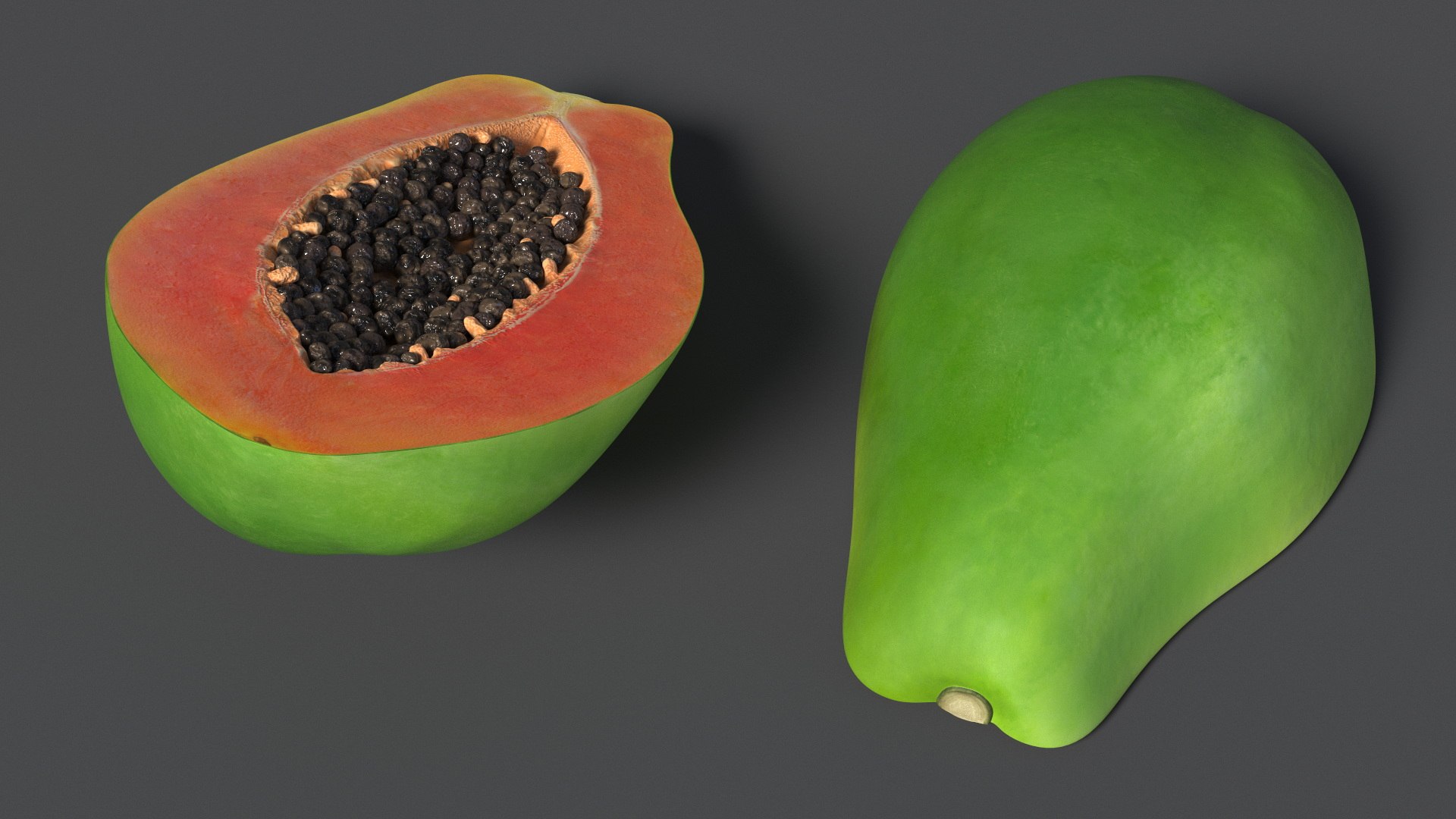 Half Papaya Fruit Green 3D model https://p.turbosquid.com/ts-thumb/8p/Ub90B3/Ty/half_papaw_fruit_green_006/jpg/1738916635/1920x1080/fit_q87/e53bce78e34ff07a71fa08423978990cae2ed897/half_papaw_fruit_green_006.jpg