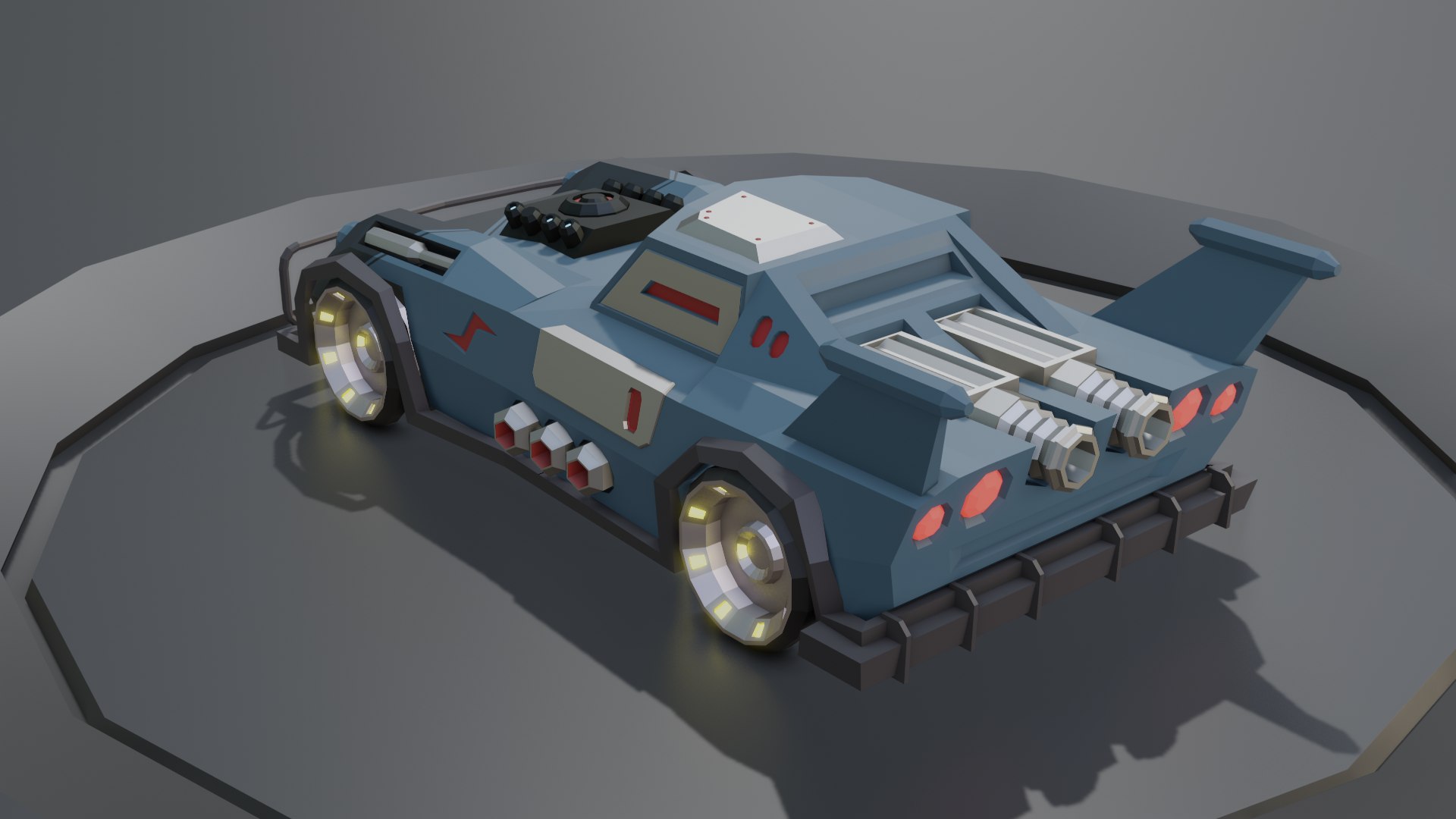 Custom car 3D model - TurboSquid 1694086