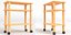 3D Wooden utility cart