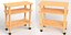 3D Wooden utility cart