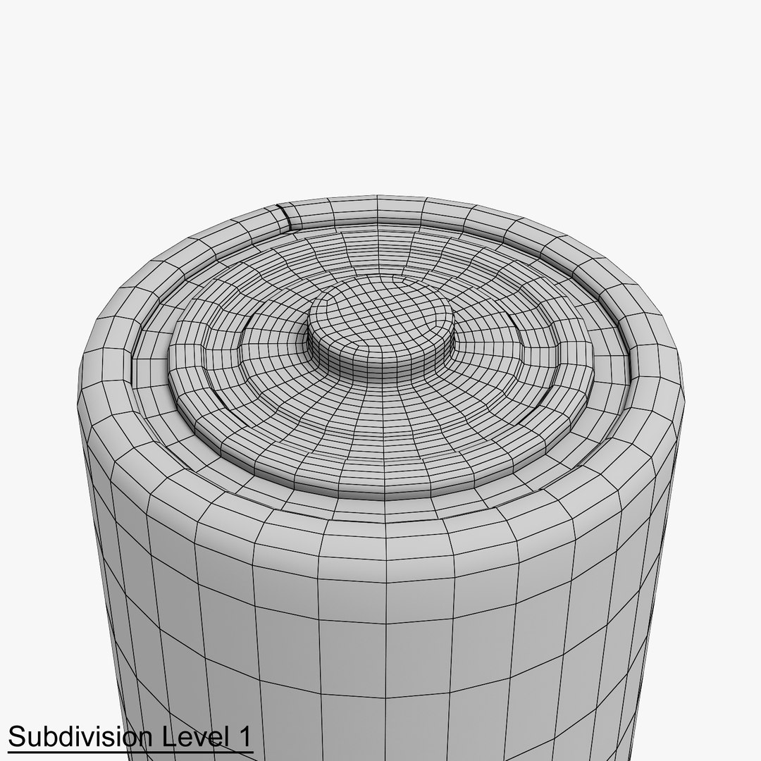 3D Battery D - TurboSquid 1481825