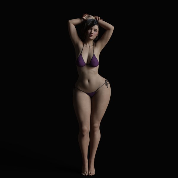 Sexy Beautiful Woman - Lucia 3D model