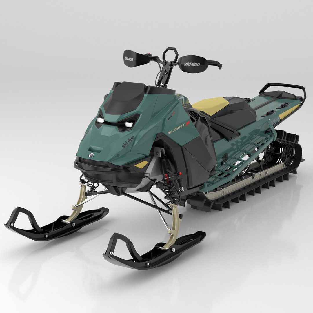 3D модель Новая 3D-модель снегохода Ski-Doo Summit 850Etec TurboR ...