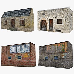 3D model building house