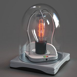 3D sci-fi lamp light