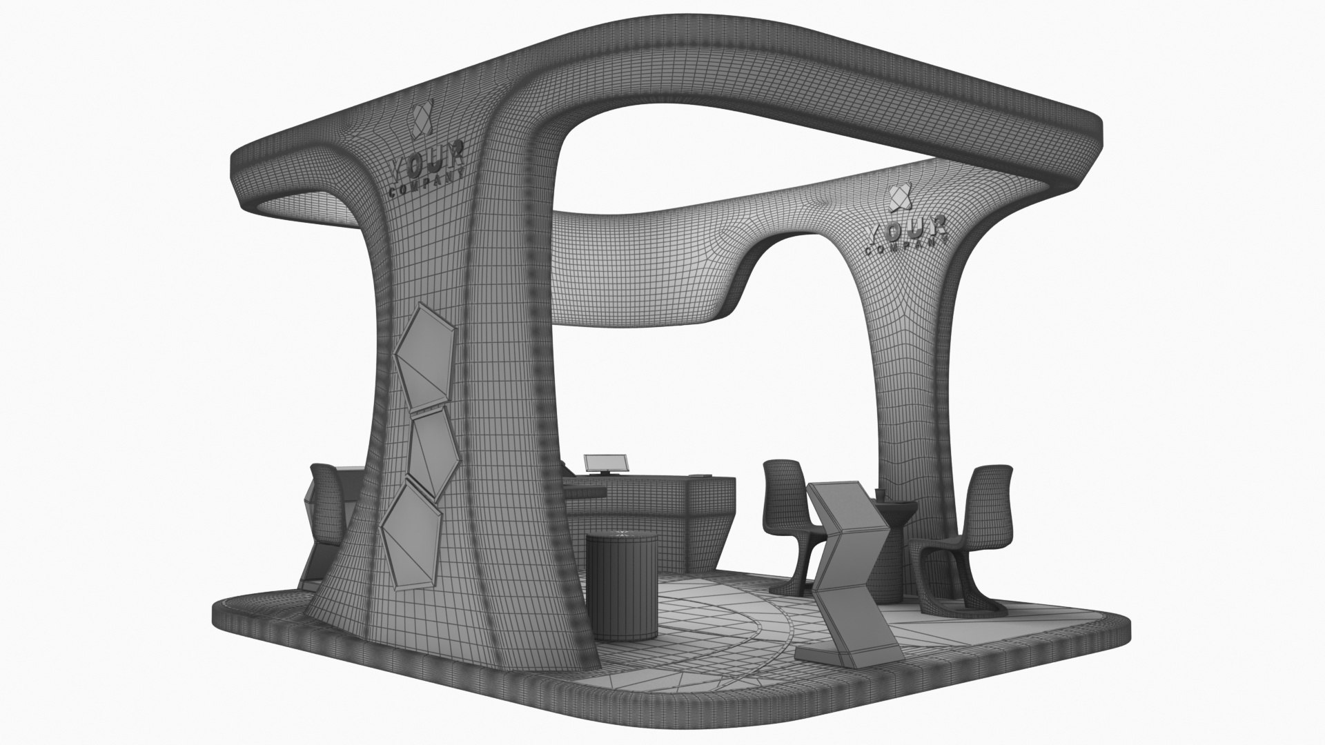 Futuristic Exhibition Stand 5 3D model https://p.turbosquid.com/ts-thumb/8q/03nzAu/Fn/modernexhibitionbooth610/jpg/1651239815/1920x1080/fit_q87/7260644df4ee13fdca19c4549a595530f7c30e64/modernexhibitionbooth610.jpg