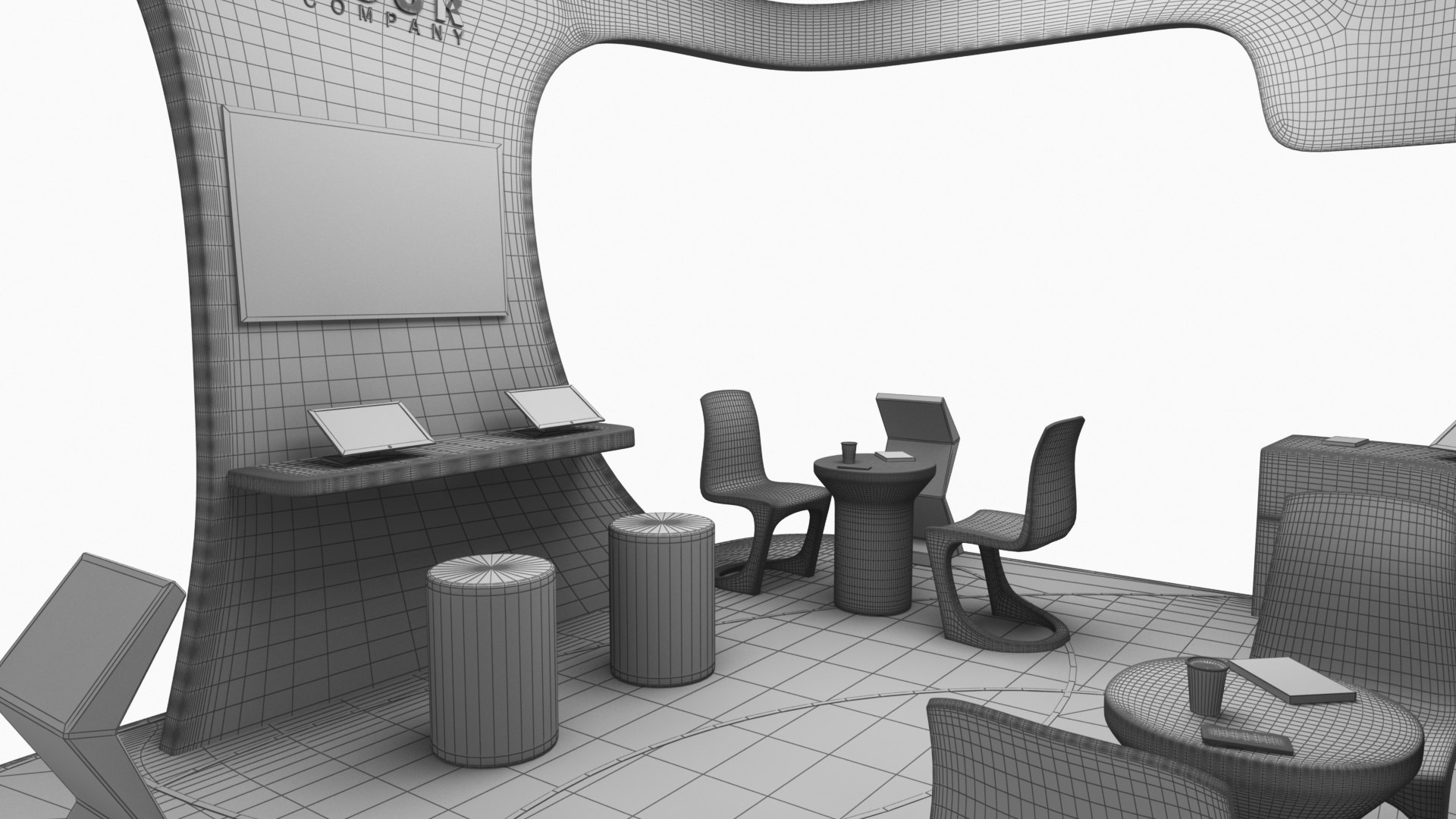 Futuristic Exhibition Stand 5 3D model https://p.turbosquid.com/ts-thumb/8q/03nzAu/ZS/modernexhibitionbooth613/jpg/1651239820/1920x1080/fit_q87/e0c3839aad2a99e11971cd9f7eb19350045910e4/modernexhibitionbooth613.jpg