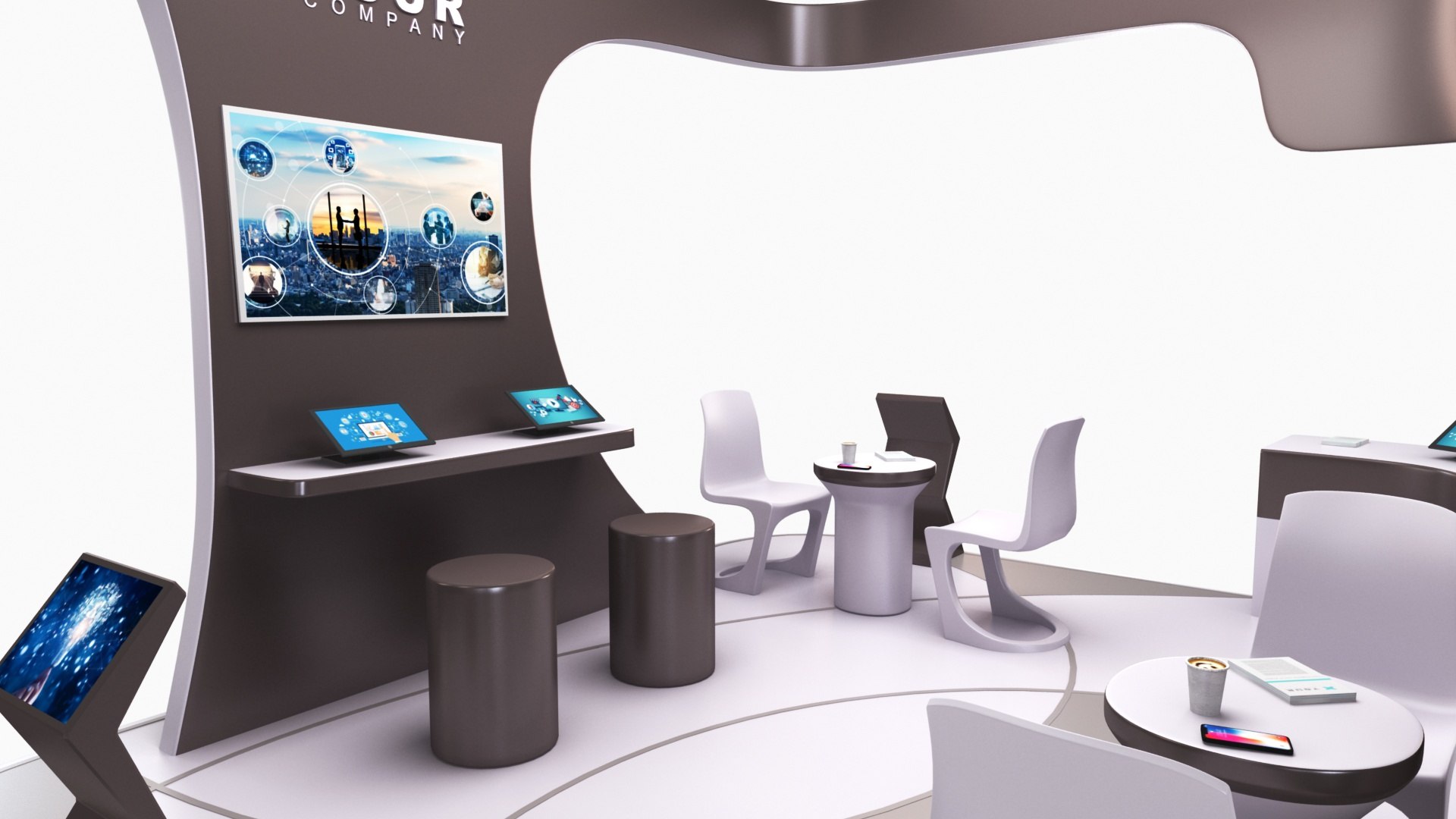 Futuristic Exhibition Stand 5 3D model https://p.turbosquid.com/ts-thumb/8q/03nzAu/um/modernexhibitionbooth66/jpg/1651239809/1920x1080/fit_q87/1b8bf64c1cf190f3f6d34dfe1929f72e53653f64/modernexhibitionbooth66.jpg