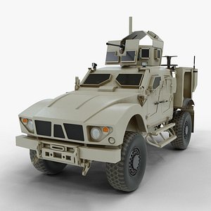 3D Oshkosh M-ATV Low Poly 3D Model model