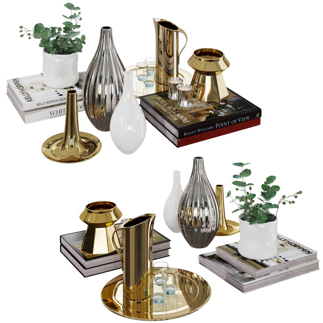Decorative Set 3D Model - TurboSquid 1564318