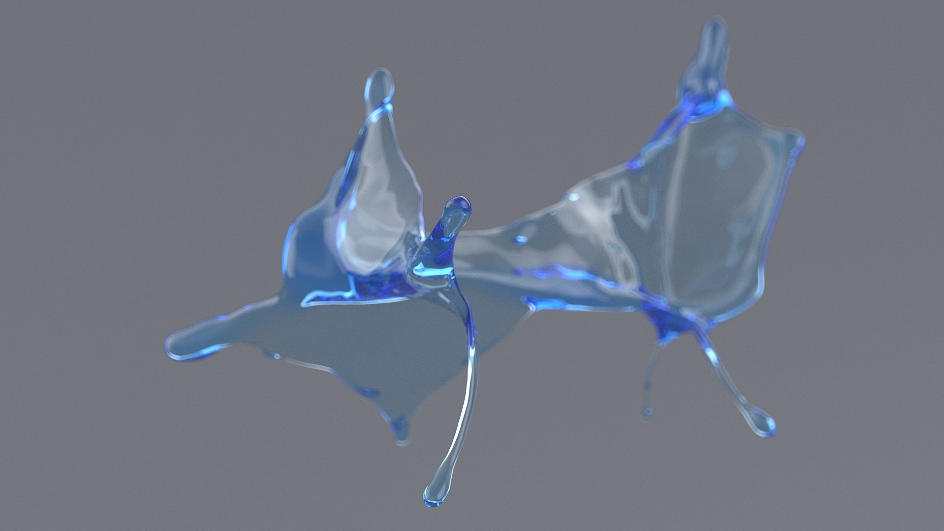 Splash Flat 04 3D - TurboSquid 1718093