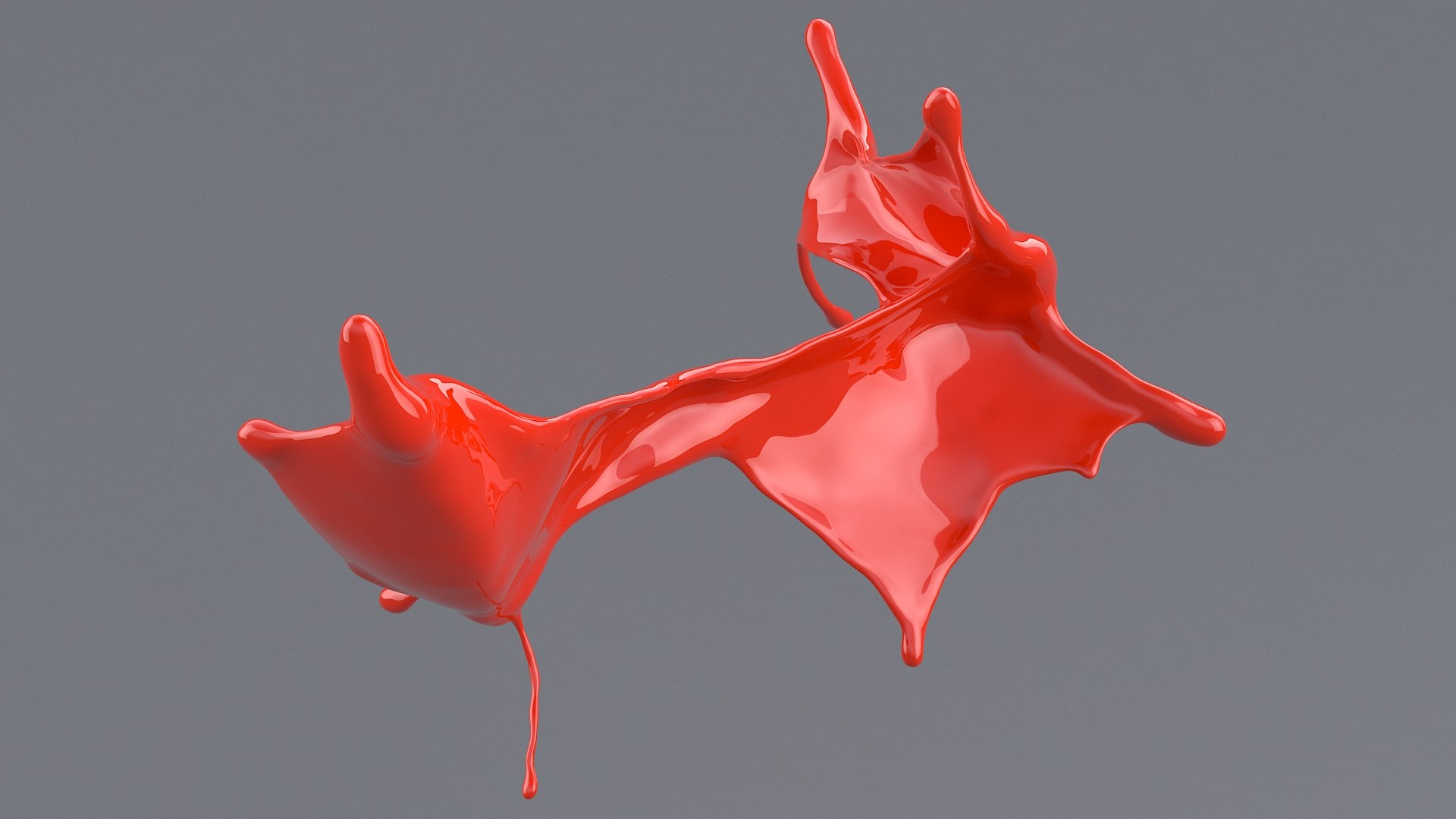 Splash Flat 04 3D - TurboSquid 1718093
