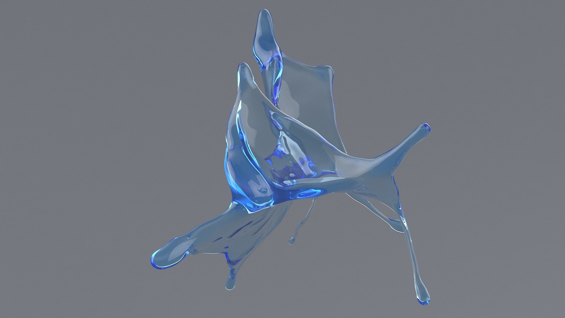 Splash Flat 04 3D - TurboSquid 1718093