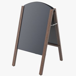 3D menu board model