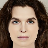 Marie Bach Hansen Head - No Hair - Low poly head for game