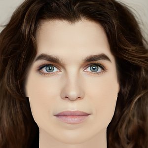 Marie Bach Hansen Head - No Hair - Low poly head for game