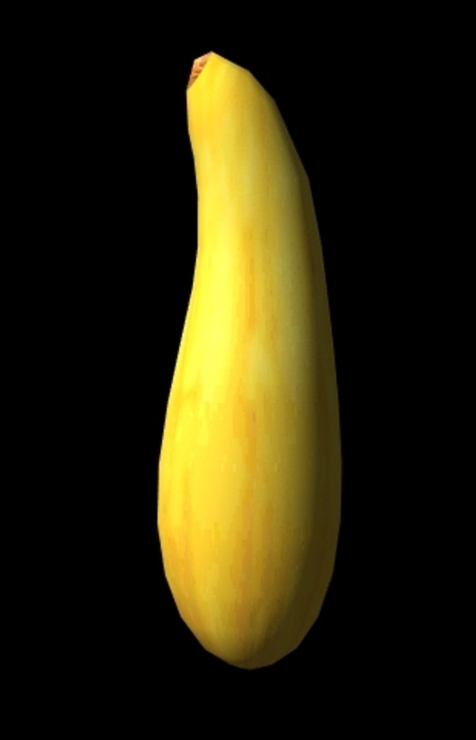 3d Model Squash Yellow