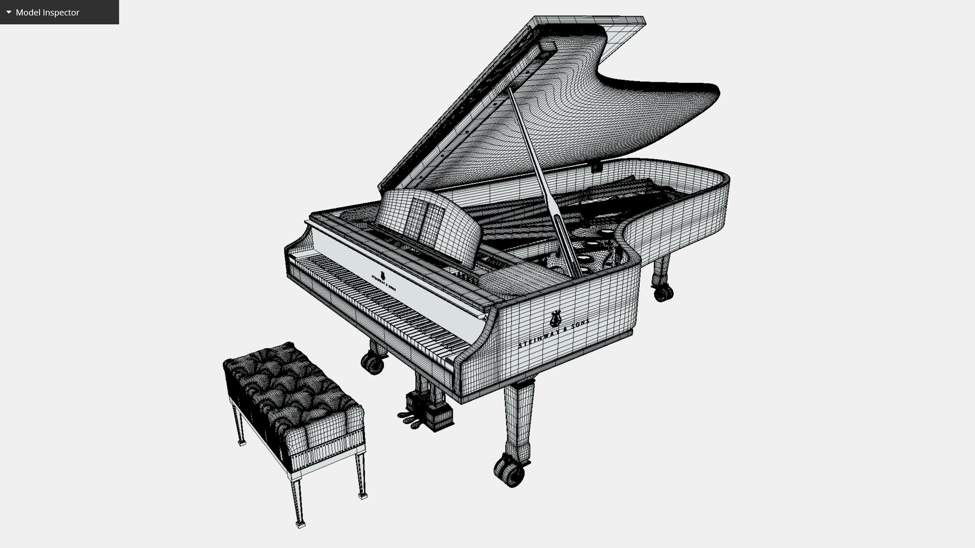 Grand Piano model - TurboSquid 2013801