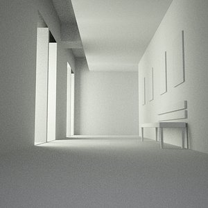 3d model interior scene