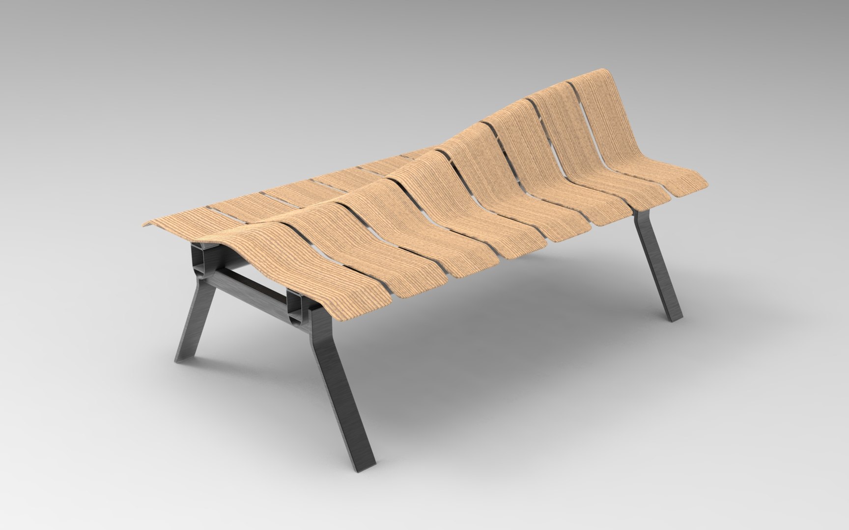 3D Rise Bench - TurboSquid 2007356