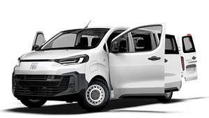 3D Fiat e Scudo Van HQ Interior 2025 model