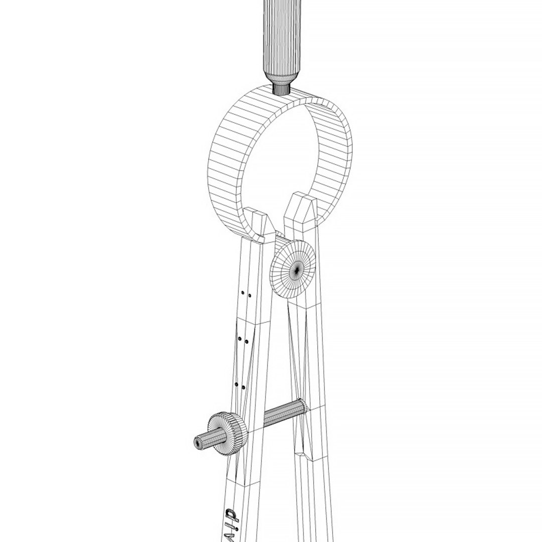 Drafting compass 3D model - TurboSquid 1262649