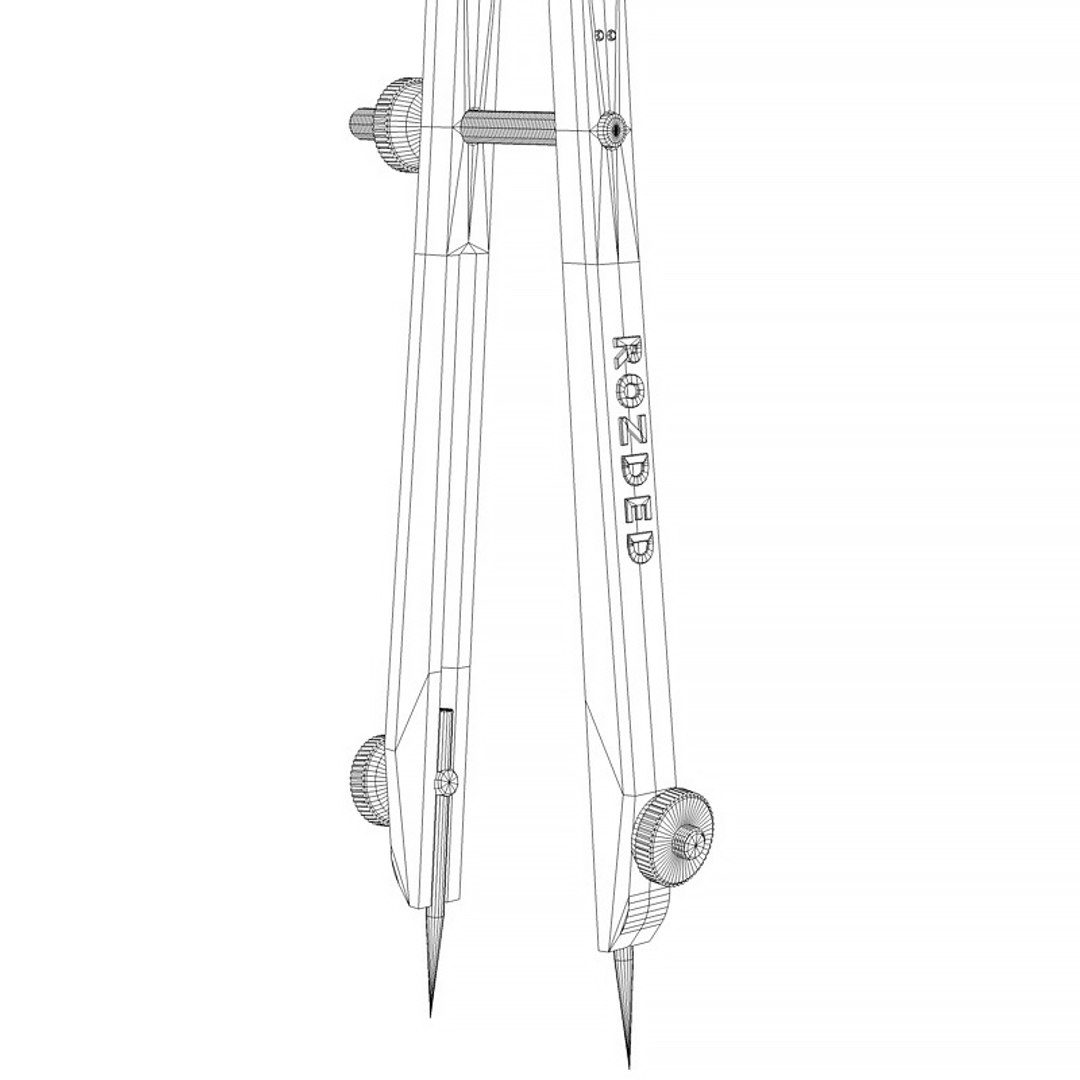 Drafting compass 3D model - TurboSquid 1262649