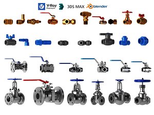 Industrial water supply and drainage valves and fittings